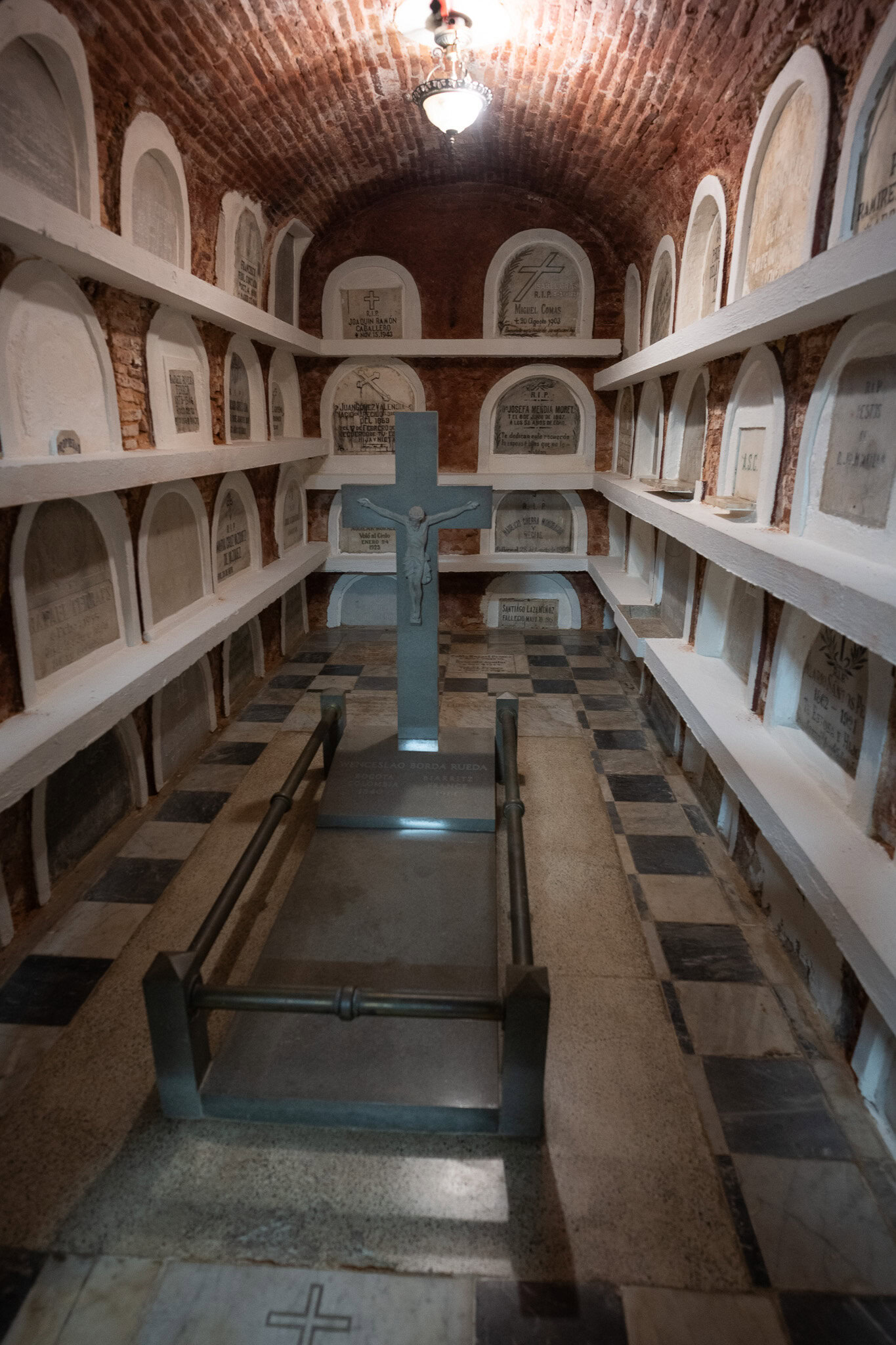 Historic burial crypt beneath Parroquia San Francisco de Asís in Old San Juan Puerto Rico