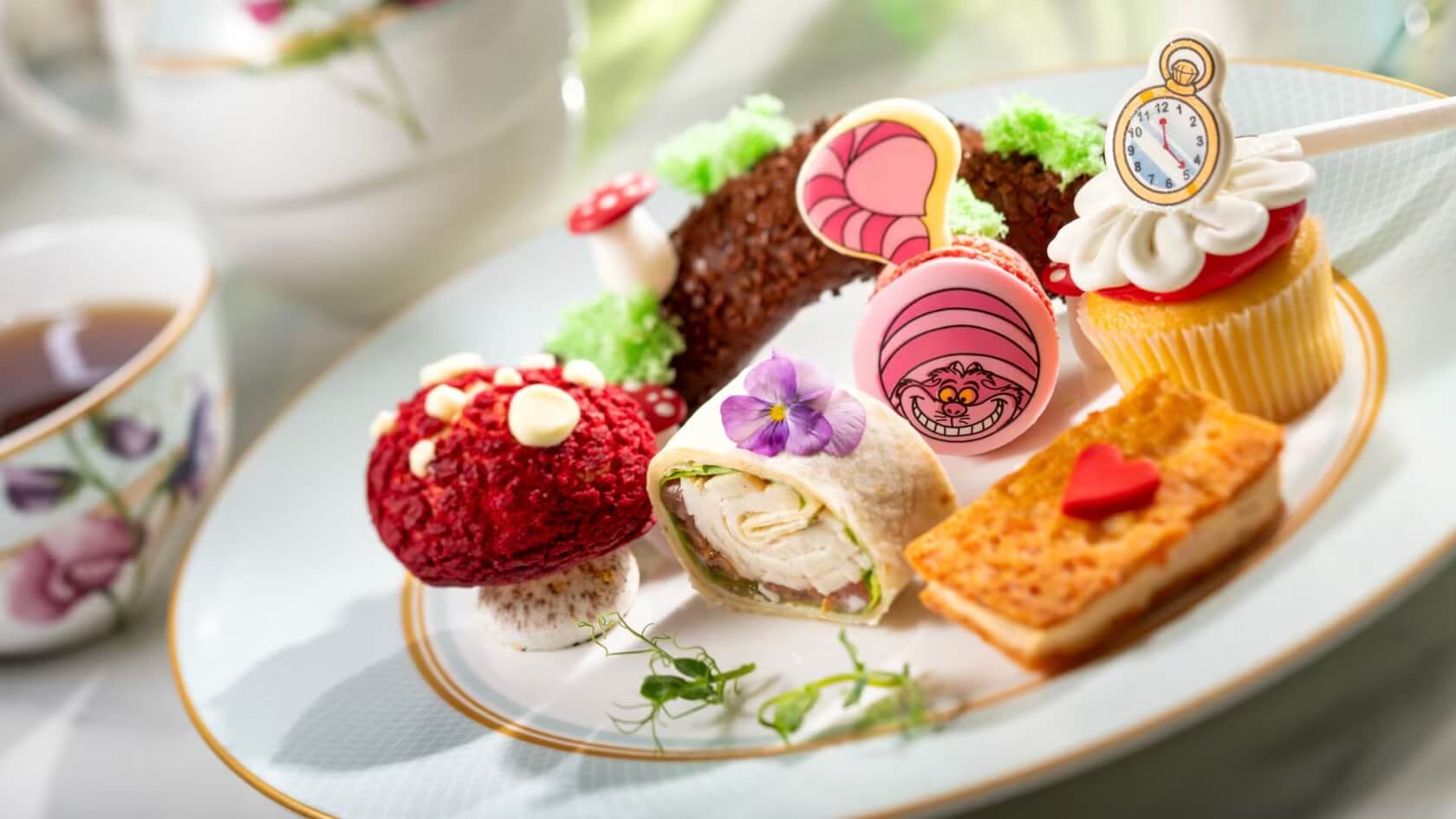 Children’s afternoon tea at the Garden View Lounge in Disney’s Grand Floridian Resort