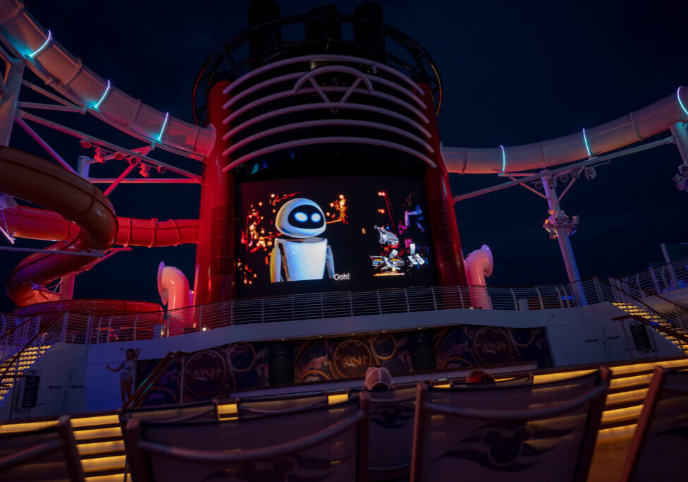 Wall-E playing on the upper deck movie screen of the Disney Wish.

Improved Filename: disney-wish-upper-deck-movie-wall-e.jpg